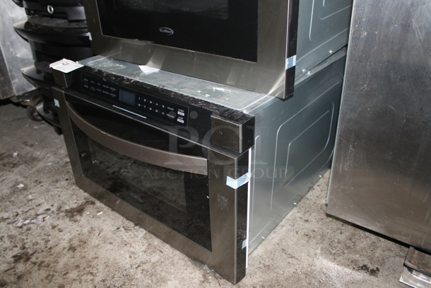 BRAND NEW SCRATCH AND DENT! 2023 KoolMore KM-MD-1SS Stainless Steel Commercial Microwave Oven Drawer. 120 Volts, 1 Phase. - Image 1 of 6