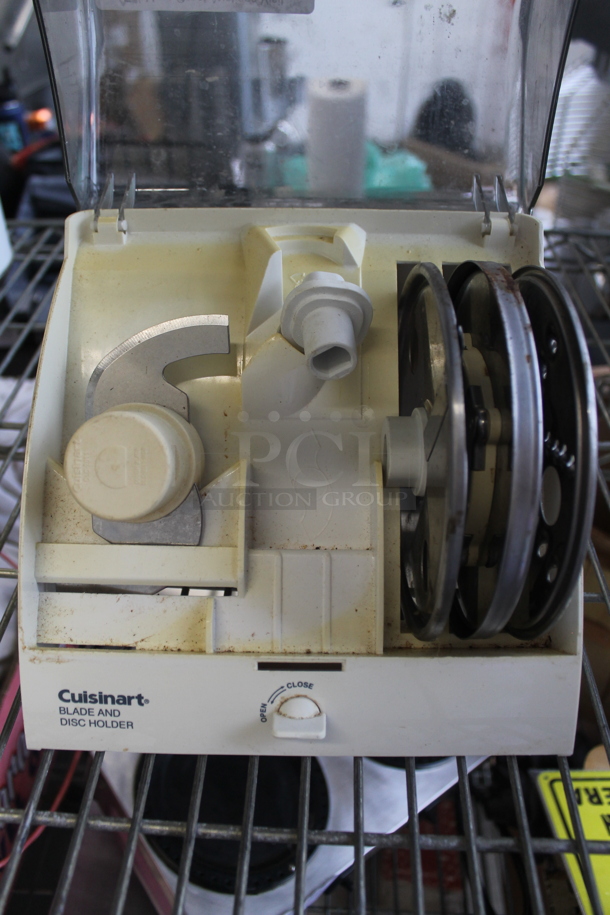 Cuisinart Food Processor Grating Blade, S Blade and 2 Slicing Blades in Case. - Image 1 of 7