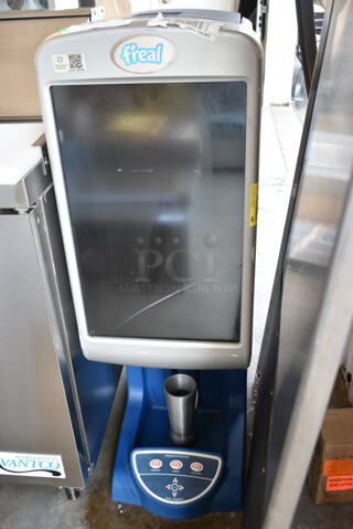 F'real FRLB4 Metal Commercial Countertop Milkshake Maker. Screen Is Cracked. 115 Volts, 1 Phase. Cannot Test Due To Cut Power Cord