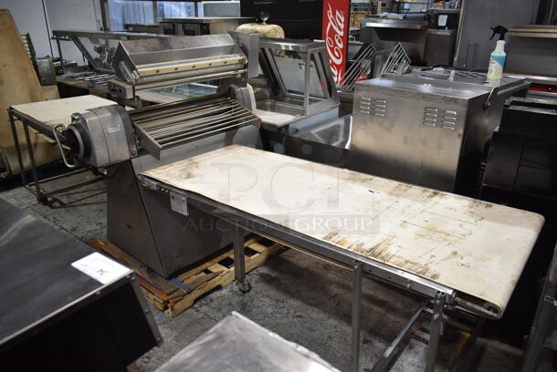 Seewer Rondo SMK 64 Metal Commercial Floor Style Reversible Dough Sheeter. Cannot Test Due To Plug Style - Item #1116853