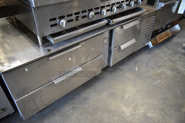 Randell 20078SCAM Stainless Steel Commercial 4 Drawer Chef Base. 115 Volts, 1 Phase. Tested and Working! - Image 1 of 7