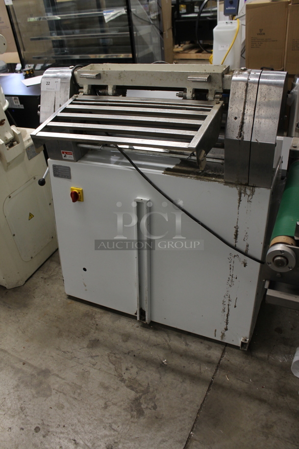 2010 Sinmag SM-630 Metal Commercial Floor Style Dough Sheeter. Missing Arms. 220 Volts, 3 Phase. - Image 1 of 7