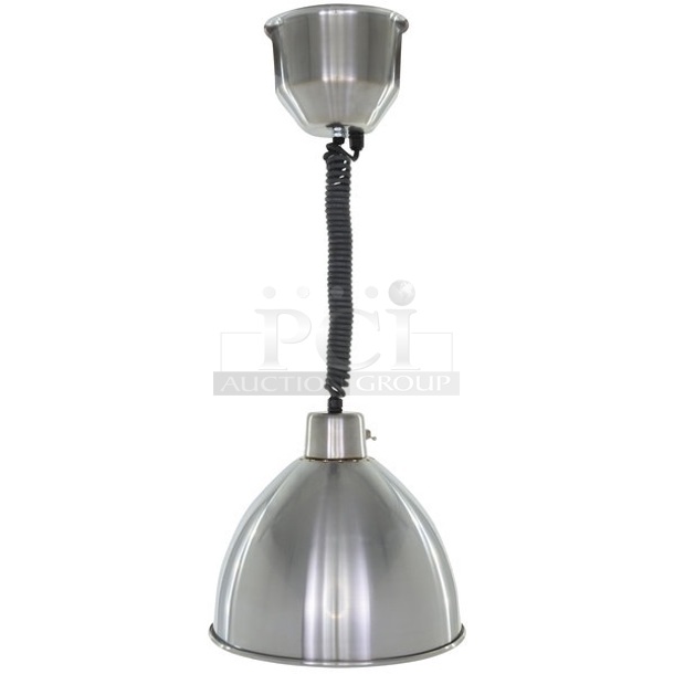 BRAND NEW SCRATCH AND DENT! Hanson Heat Lamps 800-RET-SS Retractable Cord Ceiling Mount Heat Lamp with Stainless Steel Finish