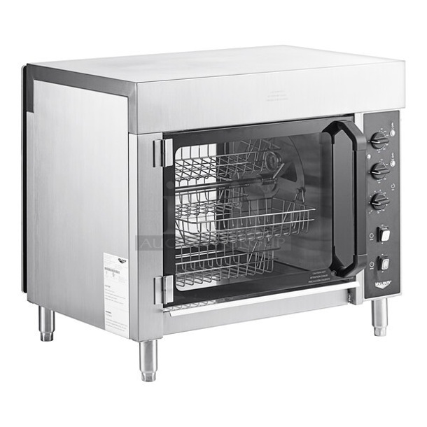 BRAND NEW SCRATCH AND DENT! Vollrath ROV-08 RO4-208240-8 Electric Countertop Rotisserie Oven with 4 Baskets for 8 Chickens. 208-240 Volts.  - Image 1 of 4