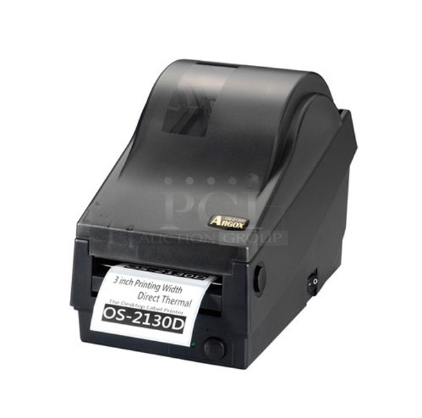 LIKE NEW! Argox OS-2130D Barcode Printer. 