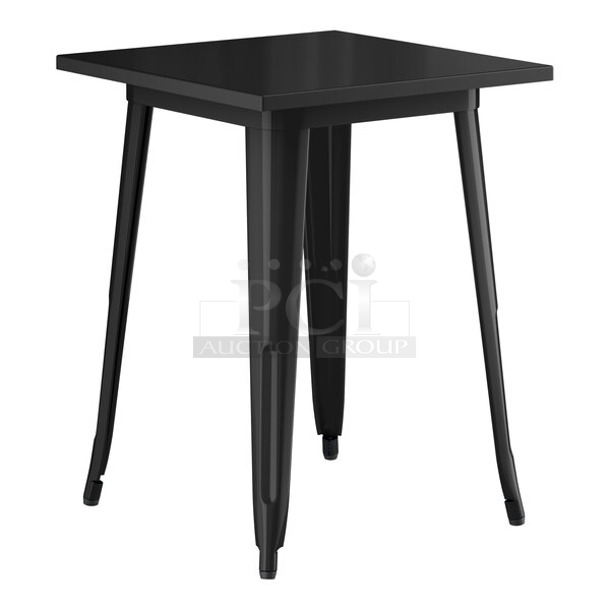 2 BRAND NEW SCRATCH AND DENT! Lancaster Table & Seating 164DA2424BLK Alloy Series 24