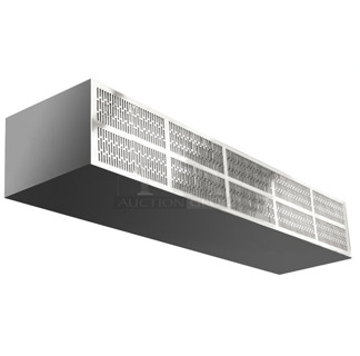 BRAND NEW SCRATCH AND DENT! Curtron E-CFD-48-1 Personnel Series Front Door Air Curtain Insect Door. 120 Volts, 1 Phase. 