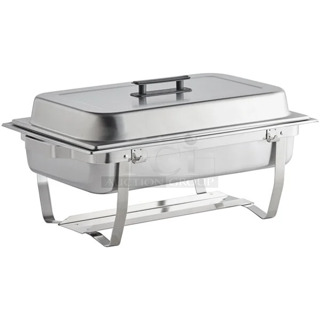 BRAND NEW SCRATCH AND DENT! Stainless Steel Chafer w/ Drop In and Lid.