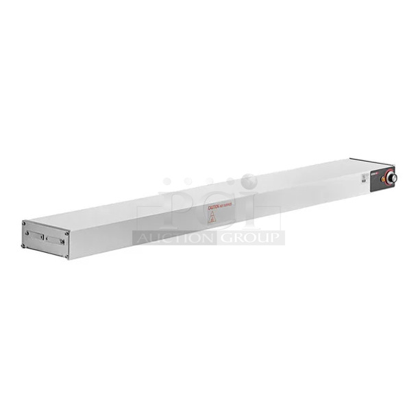 2 BRAND NEW SCRATCH AND DENT! Items Including ServIt 423SW48TLHA 48" Lighted Strip Warmer with Single Toggle Control and ServIt 423SW48INCPA 48" Strip Warmer with Single Adjustable Infinite Control and Cord. 120 Volts, 1 Phase. 2 Times Your Bid!  - Image 1 of 4