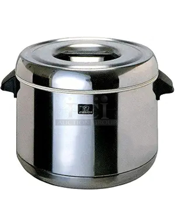 BRAND NEW SCRATCH AND DENT! Zojirushi  RDS-400 17 Cup (Cooked) Stainless Steel Sushi Rice Container - Image 1 of 7