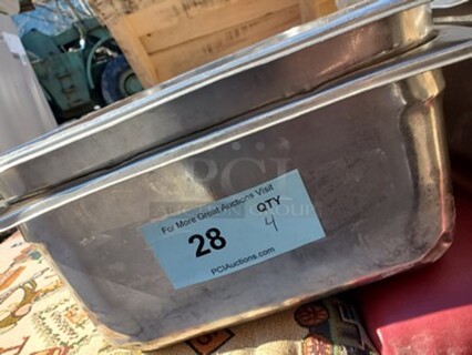 Stainless Steel Food Pan. 