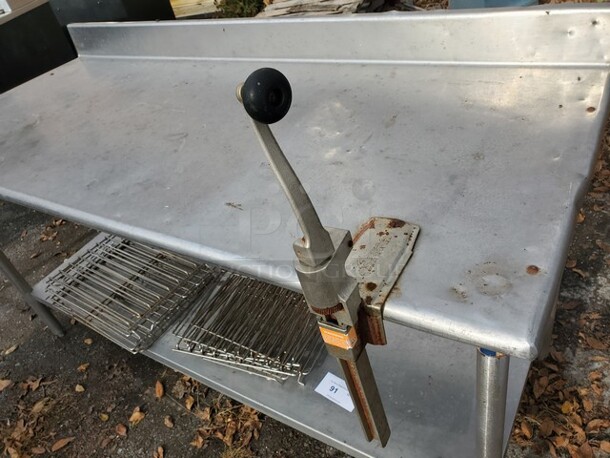 Stainless Steel Work Table|Prep-Table 72X29X34 (Content not included) - Image 3 of 4