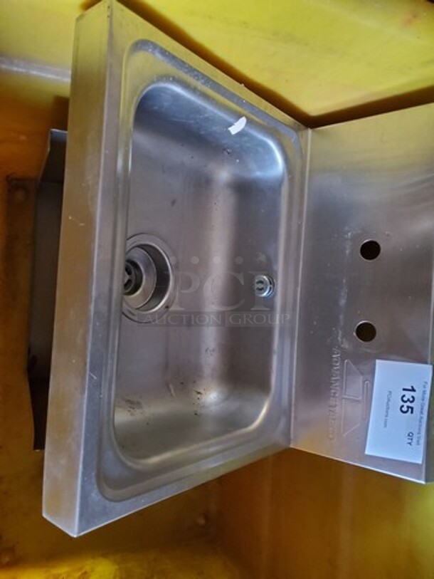 Stainless Steel Hand Sink with Faucet - Image 4 of 7