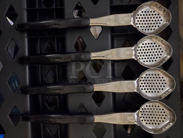 Perforated Stainless Steel Spoon with Handle - Image 2 of 4