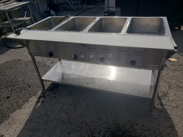 ServIt 4 Pan Open Well Electric Steam Table! - Image 1 of 4