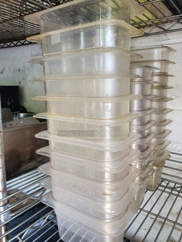 ALL ONE MONEY Lot of 11 Clear food pan (24oz) - Image 2 of 2