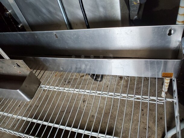 ALL ONE MONEY Lot of 3 Stainless Steel Speed Rail! - Image 4 of 4