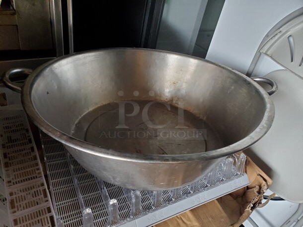 Stainless Steel Utility Pail with Handles - 21 3/4" x 6 1/8" - Image 3 of 3