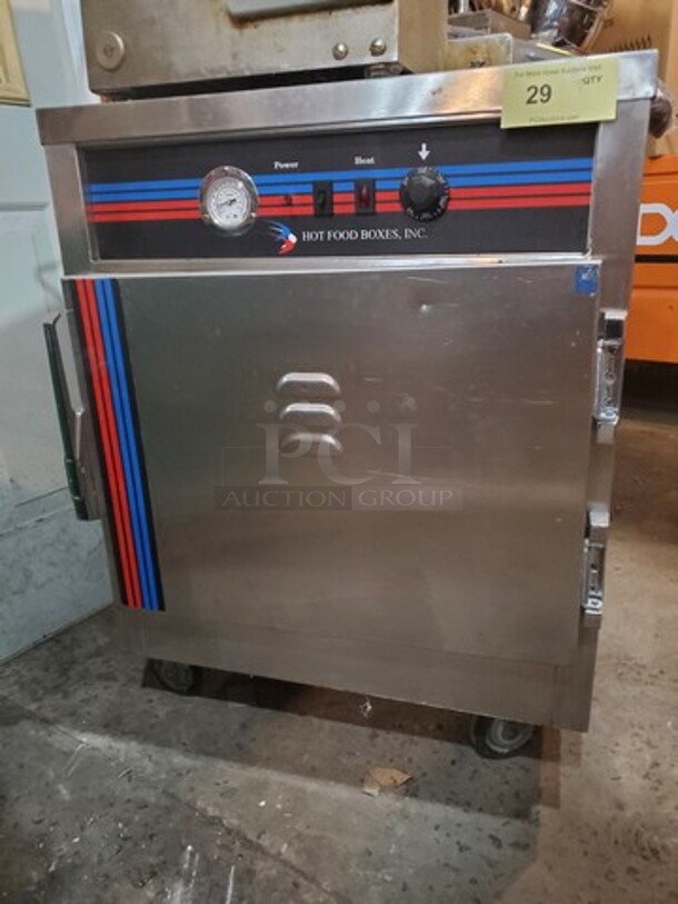 Hot Food Boxes INC R-/4A4C Warmer Cabinet - Portable 120V 26X33X34 Like New! - Image 2 of 7