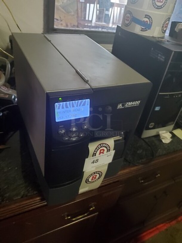 Zebra ZM400 Commercial Thermal Printer/ Label Printer
 - Image 3 of 3