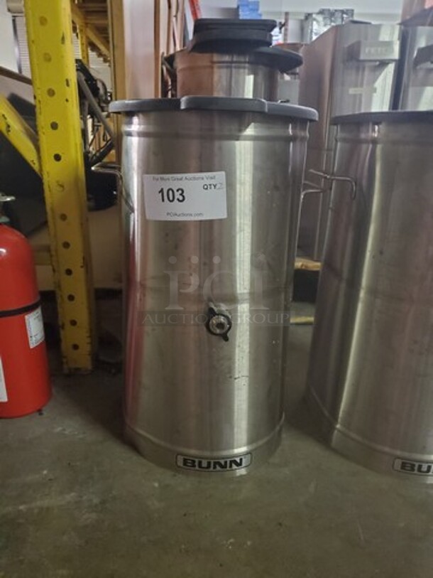 ALL ONE MONEY Lot of 2 Iced tea dispenser (Missing faucet) - Image 2 of 3