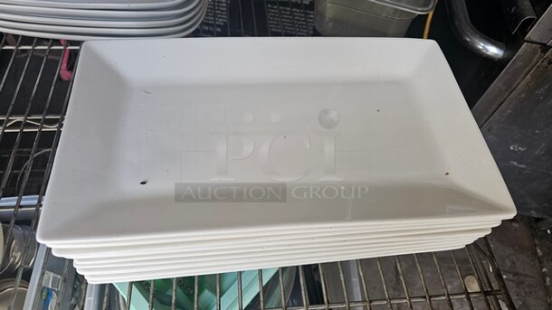 Lot of 10 Rectangular Plates - Image 1 of 3