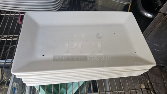 Lot of 10 Rectangular Plates