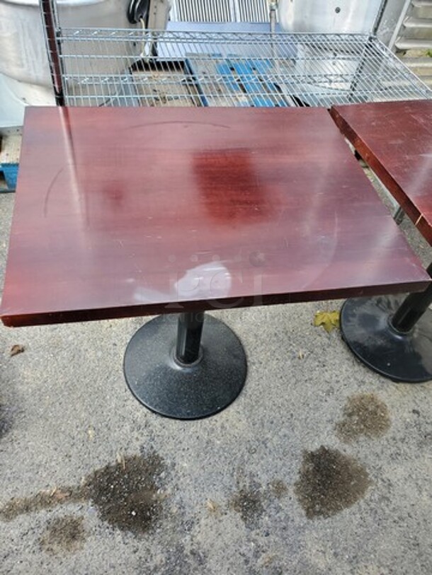 Lot of 3 Wood Tables - Image 2 of 4