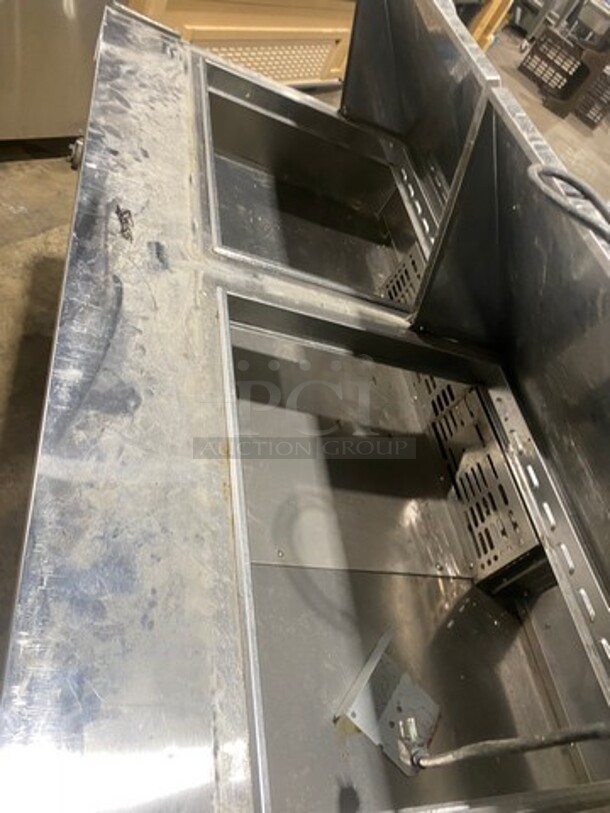 Turbo Air Commercial Refrigerated Mega Top Sandwich Prep Table! With 2 Door Storage Space Underneath! All Stainless Steel! On Casters! Model: MST6024 SN: KMM6TB7391 115V - Image 8 of 9