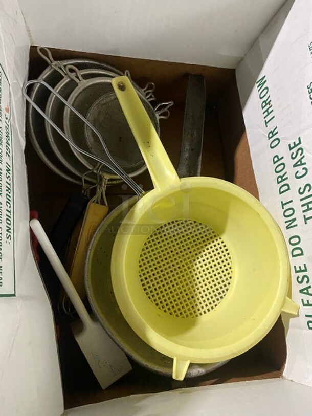 All One Money! Assorted Kitchen Utensils! Measuring cup, Strainers! - Image 4 of 5