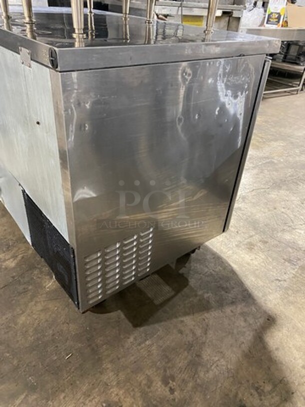 Turbo Air Commercial 2 Door Lowboy/Worktop Cooler! All Stainless Steel! On Casters! Model: TUR48SD 115V - Image 3 of 8