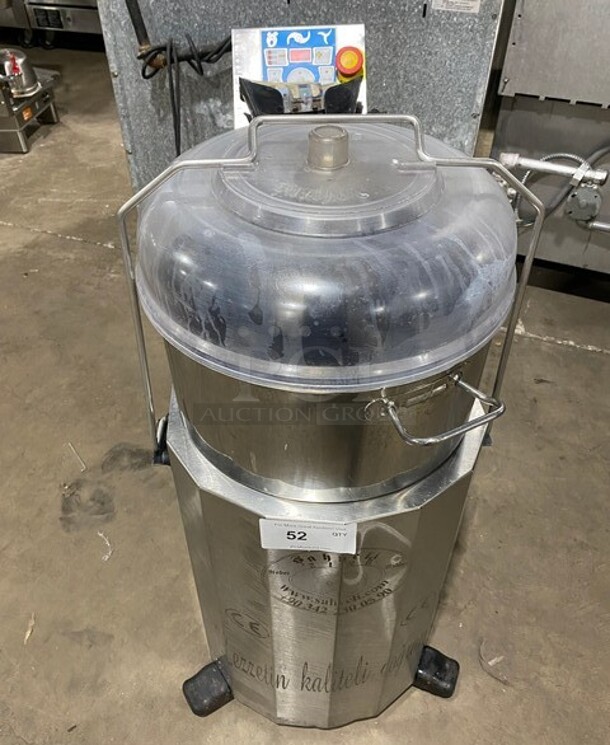 Sahveli Commercial Electric Powered VCM Vertical Cutter/Mixer/Mincer! Great For Meat, Dough, Vegetables! Perfect For All Your Hummus Needs! All Stainless Steel! Model: ZDKAYAKL SN: 0597 230/380V - Image 1 of 7