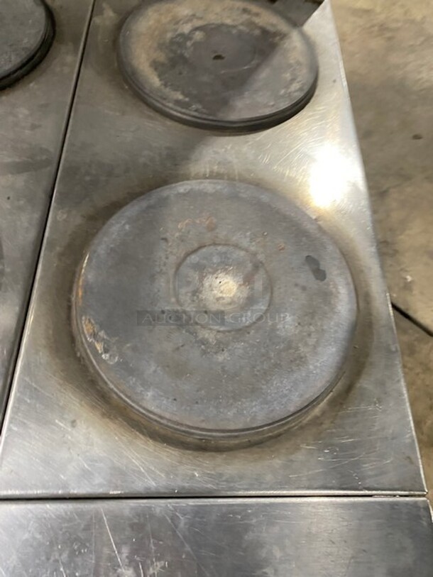 Sweet! Imperial Electric Powered 6Burner Hot Plate Range w/ Oven and Raised Back Splash! Stainless Steel! 
 - Image 6 of 9