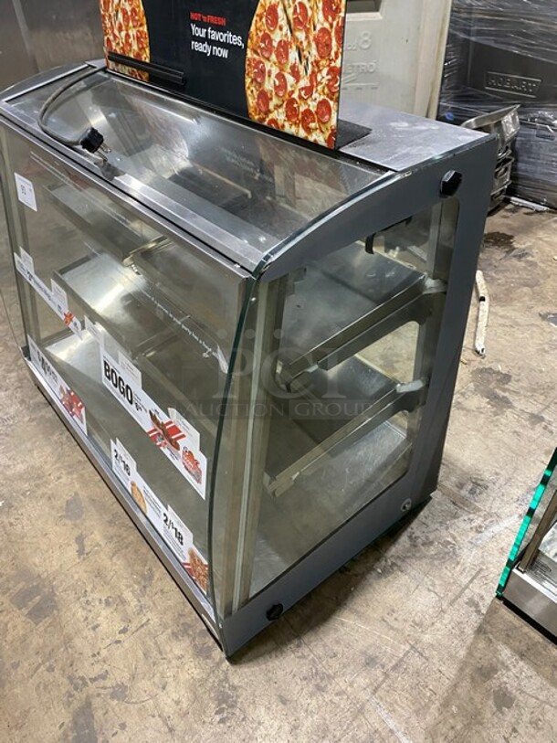 Vendo Commercial Countertop Food Warming Display Case! All Stainless Steel! With Rear Sliding Door Access! 115V 1 Phase! Model: HFD000006 SN: 1421096! Working When Removed!
 - Image 2 of 8