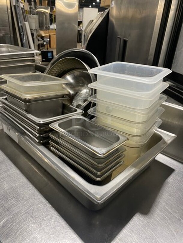 ALL ONE MONEY! MISCELLANEOUS! Assorted Size Steam Table Pans, Assorted Size Mixing Bowls! - Image 2 of 10
