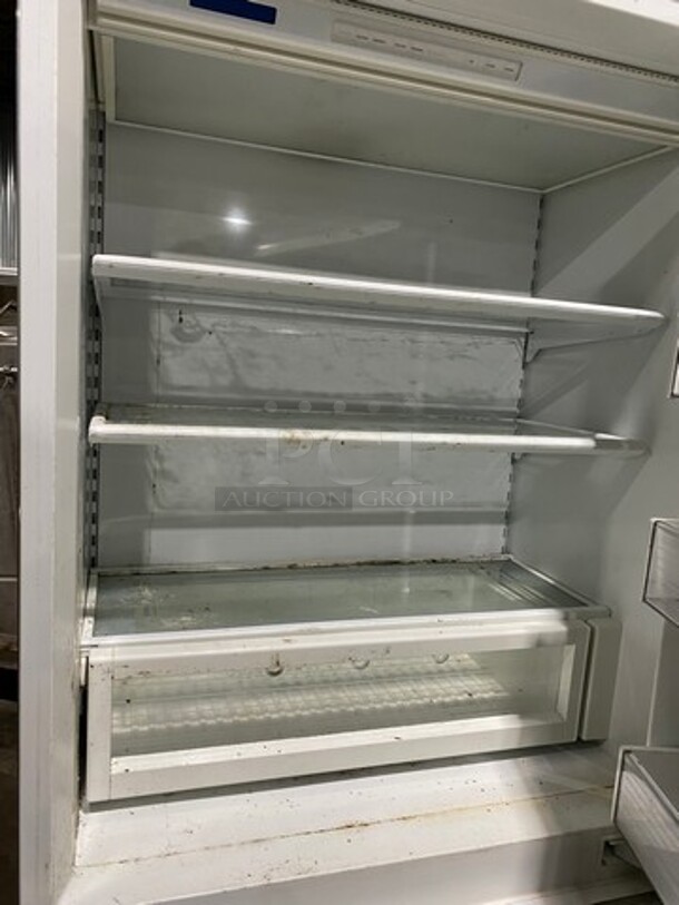 Built In Half Cooler Half Freezer Combo Unit! With Poly Shelves! Solid Stainless Steel! - Image 6 of 11