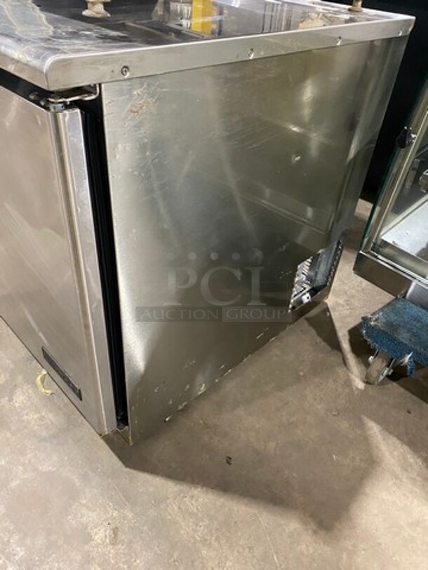 Everest Commercial Single Door Lowboy/ Worktop Cooler! All Stainless Steel! Model: ETBR1 SN: BTBR112100008 115V 60HZ 1 Phase - Image 2 of 8