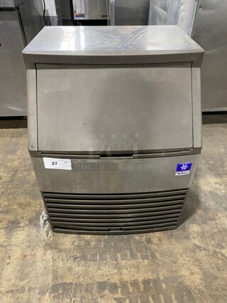 COOL! Manitowoc Commercial Ice Machine Head! Stainless Steel Body! On Legs! Model: QD0133W SN: 110066044 115V 60HZ 1 Phase