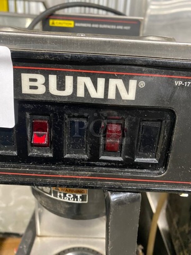Bunn Commercial Countertop Coffee Brewing Machine! With 2 Coffee Pot Warmers! All Stainless Steel! Model: VP17 - Image 10 of 10