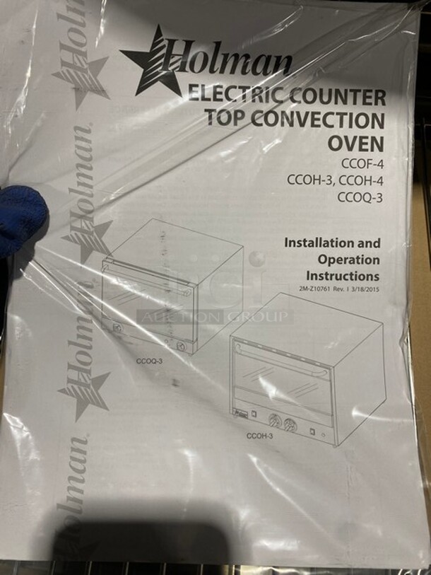 NEW IN BOX! Star Holman Electric Countertop Convection oven! MODEL CCOH3 SN: COCCO82000640 120V! Working!  - Image 7 of 12
