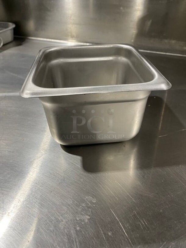 Winco Commercial Steam Table/ Prep Table Food Pans! All Stainless Steel! 6x Your Bid! - Image 2 of 6