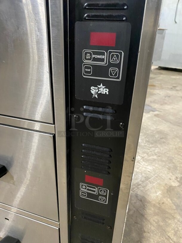 Amazing! STAR 3 Drawer Warmer! All Stainless Steel! On Legs! Individual drawer controls! Model SDW3C! - Image 7 of 8