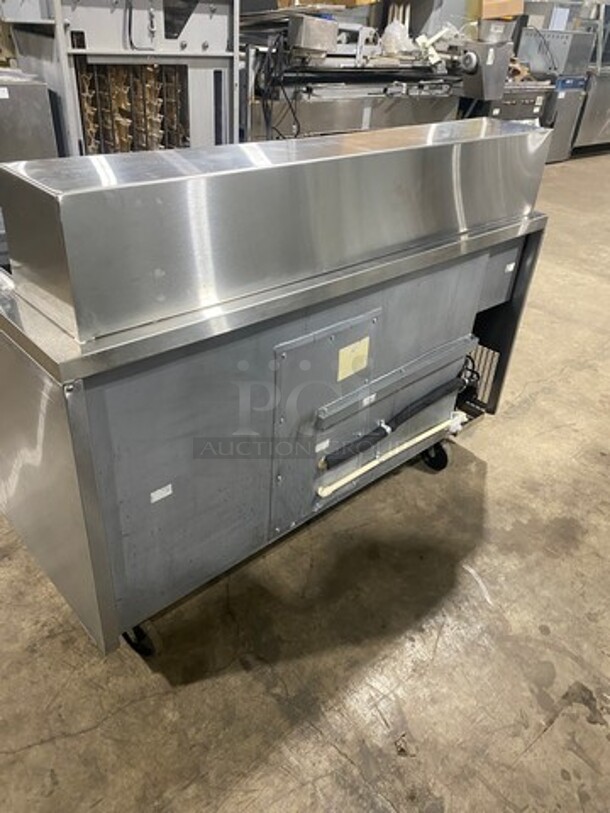 RANDELL 2 Door Refrigerator Sandwich/Salad Prep Cooler! Stainless Steel! On Casters! Model 9040K-513 Serial W1718445-1 115V/60Hz/1 Phase  - Image 3 of 8