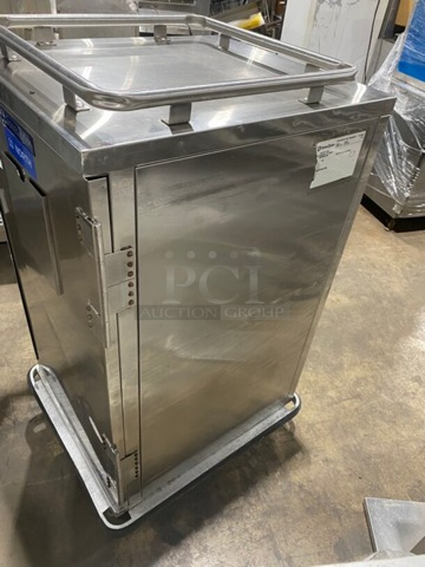 2013 Jones Zylon Commercial Single Door Dry Food Transport Cart! All Stainless Steel! On Casters! Model: ETCUA7 SN: 133831102 - Image 4 of 8