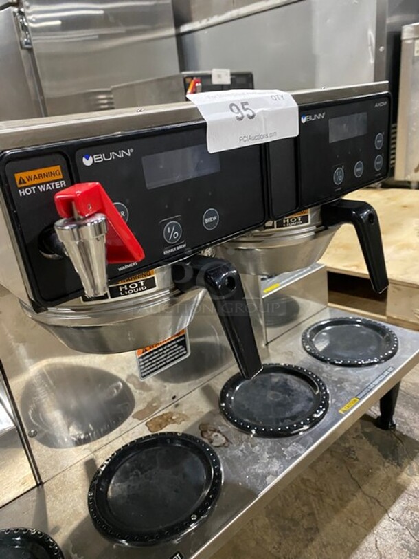 Bunn Stainless Steel Commercial Countertop Coffee Brewer! With 6 Warmers! On Legs! 120/208-240V 1 Phase! Model: AXIOM 0/6 TWIN SN: AXTN035927! - Image 6 of 7
