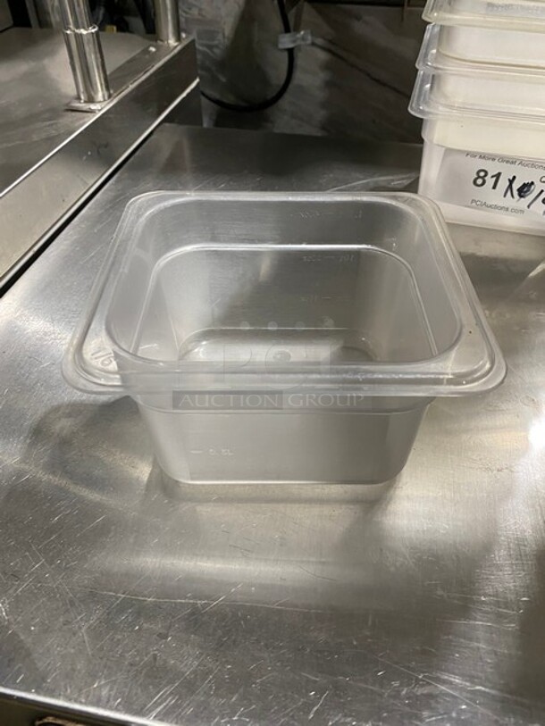 Assorted Poly 1/6 Drop In Pans! 14 X Your Bid! - Image 2 of 4