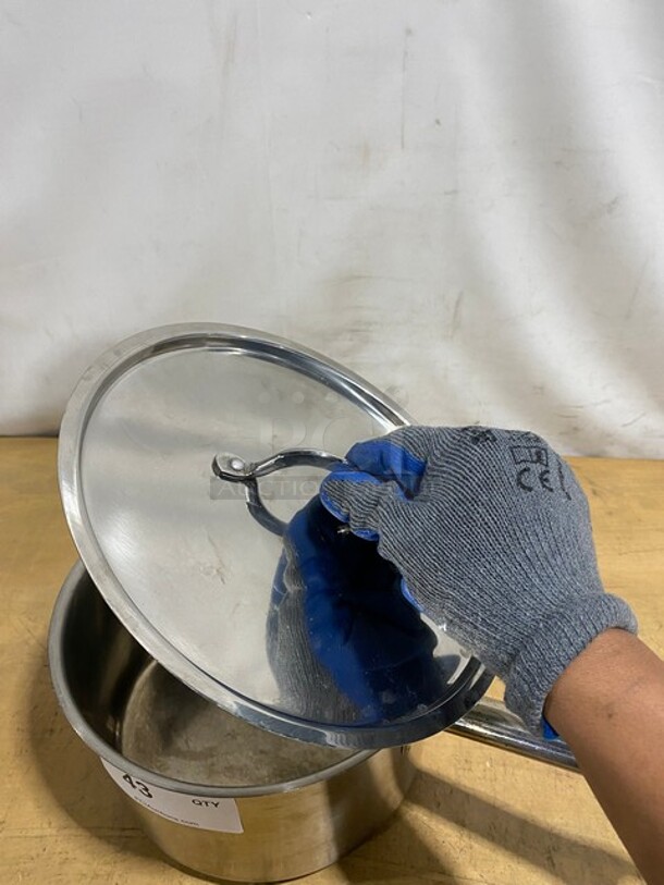 ABC Commercial Heavy Duty Stainless Steel Saucepan! With Lid! - Image 7 of 9