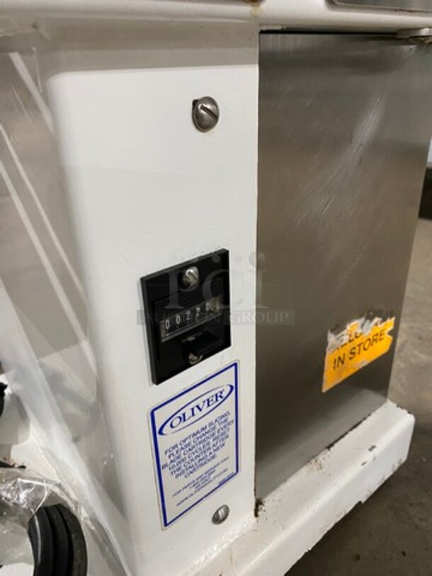 Oliver Commercial Countertop Mini Chip Slicer! Model: 738 SN: 189068 115V 60HZ 1 Phase - Image 8 of 10