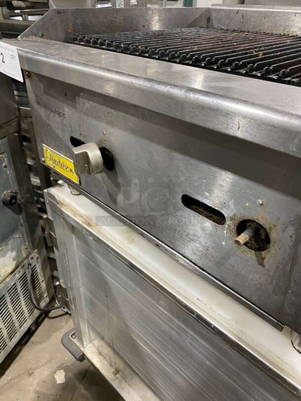 Qualite All Stainless Steel Commercial Countertop Natural Gas Powered Char Broiler Grill! - Image 7 of 8