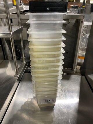 Assorted Poly 1/6 Drop In Pans! 15 X Your Bid!